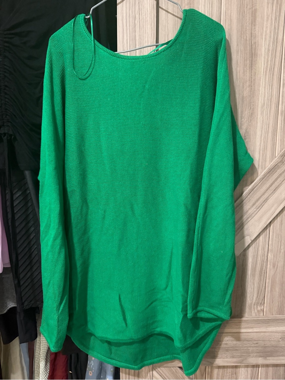 Michael Kors Bright Green Lightweight Crew Sweater